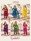 Gulabi Vol 3 By Ossm Roman SIlk Embroidery Readymade Suits Wholesale Price In Surat
